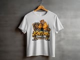 Kaplan Tiger Game On Youth Gaming T-Shirt, Boys Girls Gamer Tee, Orange Tiger Graphic Shirt, Pixo League thumbnail 4