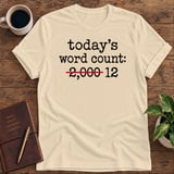 Today's Word Count Softstyle Tee thumbnail 2