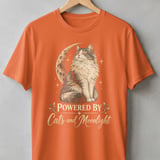 Powered By Cats and Moonlight Tee thumbnail 3