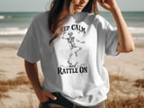 Keep Calm and Rattle On Tee thumbnail 1