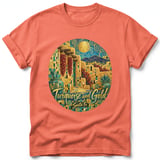 Turquoise and Gold ~ Comfort Colors Premium Tee thumbnail 4
