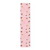 Autumn Leaves Table Runner, Fall Decor Pillow Cases, Pink Distressed Stripe & Pinecone Acorn Whimsical Cozy Home Decor Gift thumbnail 12