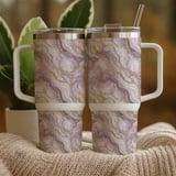 Lavender Marble Tumbler Digital Download, Gold Vein Marble Background, Floral Digital Paper, Junk Journal, Scrapbooking, Tumbler png thumbnail 9