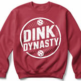 Pickleball Gildan Crewneck Sweatshirt, Dink Dynasty, Court Warm Up thumbnail 5