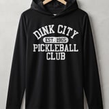 Pickleball Sport-Tek Performance Hood, Dink City Est. 1965 Pickleball Club, Lightweight Hoodie thumbnail 1