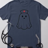 Spooky Nurse Ghost Tee thumbnail 3