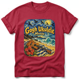 Gogh Ukulele ~ Comfort Colors Premium Tee thumbnail 2
