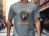 Original Body Mechanical Steampunk Heart Open Surgery Survivor Rebuilt Engine Standard T-Shirts thumbnail 2