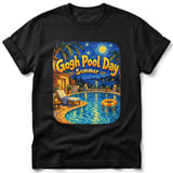 Gogh Pool Day ~ Comfort Colors Premium Tee thumbnail 1