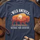 Wild America Bison Adventure T-Shirt thumbnail 6