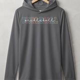 Pickleball Sport-Tek Performance Hood, Colorful Retro Varsity Collegiate Pickleball, Lightweight Hoodie thumbnail 5