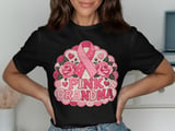 Faux Patchwork Pink Grandma Tee thumbnail 1