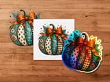 Fall Pumpkin PNG, Dog Paw Print Autumn Sublimation Design, Rustic Cottagecore Farmhouse Fall Digital Clipart, Pet Lover thumbnail 4