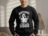 Bartender I Serve The Boos Tee thumbnail 12