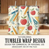 Vintage School Day Digital Pattern Size Bundle Png thumbnail 1