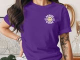 Retro School Nurse T-Shirt: Smiling Face, Star Eyes, Checkered thumbnail 3