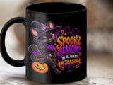 Spooky Season Black Cat Mug thumbnail 9