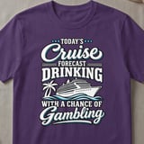 Cruise Forecast Graphic T-Shirt thumbnail 2