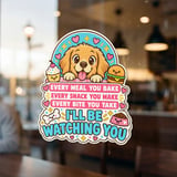 Golden Retriever Dog Mom Dad Graphic T-Shirt Every Snack You Make Puppy Quote Humor thumbnail 9