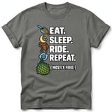 Eat Sleep Ride Repeat Tee thumbnail 3