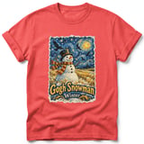 Gogh Snowman ~ Comfort Colors Premium Tee thumbnail 3
