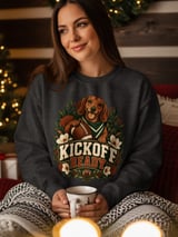 Kickoff Ready Dachshund Football Tee thumbnail 10