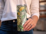 Sunflower Leopard 20oz Tumbler Wrap PNG, Floral Animal Print Tumbler Design, Sublimation Tumbler File, Digital Download, Tumbler Designs thumbnail 3