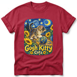 Gogh Kitty ~ Comfort Colors Premium Tee thumbnail 2