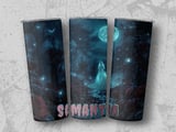 Personalized Halloween Tumbler, Spooky Ghost Tumbler, Custom Name Halloween Gift, Moon Bats Tumbler, Personalized Halloween Party thumbnail 4