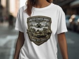 United States Army T-Shirt, Military Veteran Gift, Honor Duty Country Tee, Patriotic Army Dad Shirt, Since 1775 Graphic Tee thumbnail 4