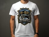 B-52 Stratofortress T-Shirt, Military Bomber Airplane Graphic Tee, Veteran Aviation Crest Shirt, Tactical Air Force Pilot Gift for Him thumbnail 5