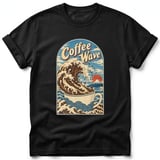Coffee Wave ~ Comfort Colors Premium Tee thumbnail 1