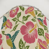 Artisanal Hummingbird Bloom Shower Curtain thumbnail 6