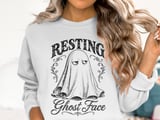 Resting Ghost Face Tee or Sweatshirt thumbnail 15