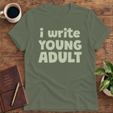 I Write Young Adult Softstyle Tee thumbnail 8