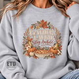 Thanksgiving PNG Gather Laugh Stay Awhile Fall Sublimation Design, Rustic Autumn Pumpkin Pie Wreath Clipart, Cozy Farmhouse Harvest Decor thumbnail 20