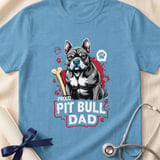 Proud Pit Bull Dad Tee | Pit Bull Dad Shirt | Pittie Dad Gift | Dog Dad Apparel thumbnail 8