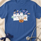 Ghost Nurse Halloween Tee thumbnail 8