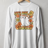 Pickleball Sport-Tek Long Sleeve Tee, Let's Dink Ghouls, Sun Shield Shirt thumbnail 11