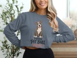 Proud Pit Bull Mom Long Sleeve Tee thumbnail 17