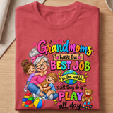 Grandmoms Have The Best Job Tee thumbnail 7