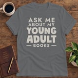 Ask Me About My Young Adult Books Softstyle Tee thumbnail 3