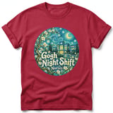 Gogh Night Shift ~ Comfort Colors Premium Tee thumbnail 2