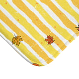 Fall Leaves Shower Curtain, Bath Mat, Cozy Autumn Bathroom Decor, Yellow Striped Thanksgiving Bath Rug, Cottagecore Fall Leaves Home Decor thumbnail 12