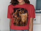 Cool Dachshund Iced Coffee Tee thumbnail 2
