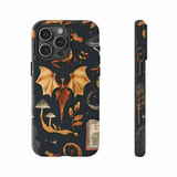 Dragon iPhone Case: Bookish Whimsical Unique Fantasy Design Dark Academia thumbnail 1