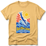 Bold Blue Swim ~ Comfort Colors Premium Tee thumbnail 7