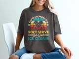 Pickleball Comfort Colors Shirt, If You're Looking For A Soft Serve Go Get Ice Cream, Vintage Graphic Tee thumbnail 3