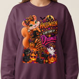Halloween Drama Sally the Squirrel Sweatshirt thumbnail 15