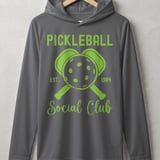Pickleball Sport-Tek Performance Hood, Pickleball Est. 1984 Social Club Graphic, Lightweight Hoodie thumbnail 5